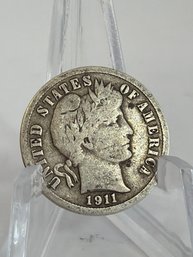 1911-S Barber Dime