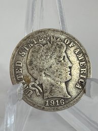 1916 Barber Dime