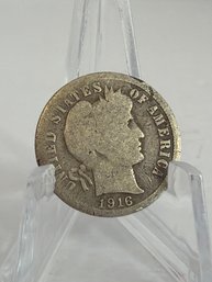 1916-S Barber Dime