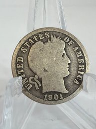 1901 Barber Dime