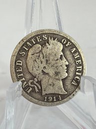 1914 Barber Dime