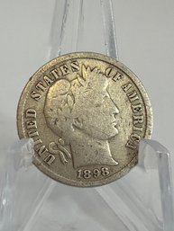 1898 Barber Dime