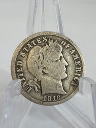1916 Barber Dime