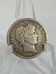 1901-O Barber Dime