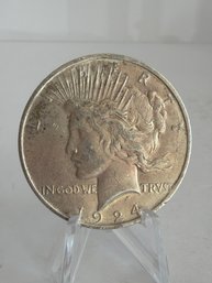 1924 Silver Peace Dollar