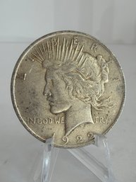 1922 Silver Peace Dollar