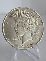 1922-D Silver Peace Dollar