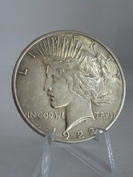 1922-S Silver Peace Dollar