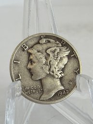 1942 Mercury Dime