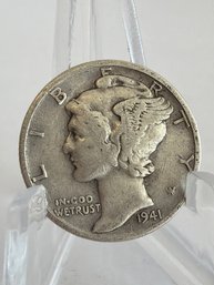 1941 Mercury Dime
