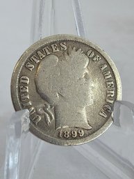 1899 Barber Dime