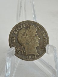 1901 Barber Dime