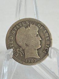 1905 Barber Dime