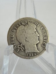 1914 Barber Dime