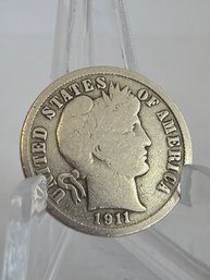 1911-D Barber Dime