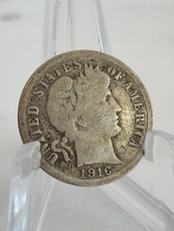 1916-S Barber Dime