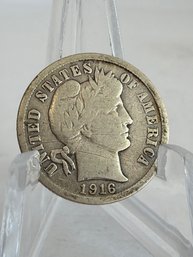 1916 Barber Dime