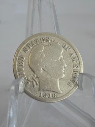 1916 Barber Dime