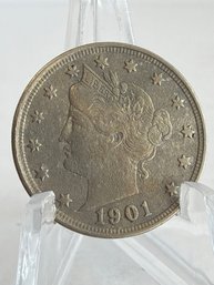 1901 Liberty Head V Nickel
