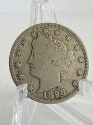 1898 Liberty Head V Nickel
