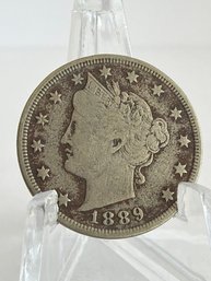 1889 Liberty Head V Nickel