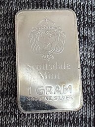 1 Gram .999 Fine Silver