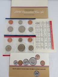 1986 U.S. Mint Uncirculated Coin Set