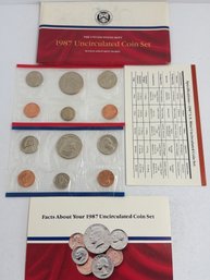 1987 U.S. Mint Uncirculated Coin Set