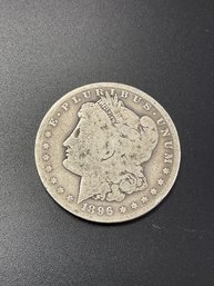 1896 O Morgan Silver Dollar