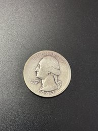 1943 S Silver Washington Quarter