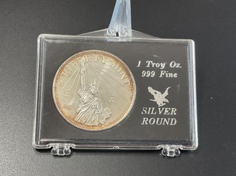 1 Ounce 999 Fine Silver Round
