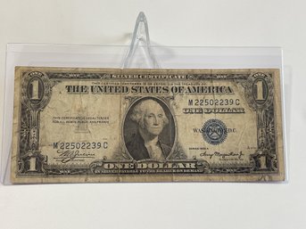 1935A Silver Certificate $1 Bill