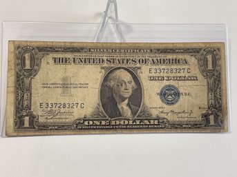 1935A Silver Certificate $1 Bill