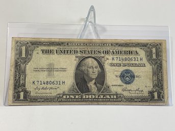 1935E Silver Certificate $1 Bill