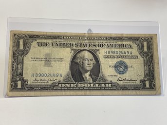 1957 Silver Certificate $1 Bill