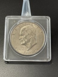 1972 D Eisenhower Dollar
