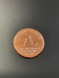 1 Ounce Copper Round