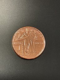 1 Ounce Copper Round