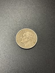 1956 D Silver Roosevelt Dime