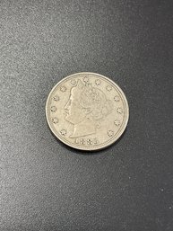 1883 V Nickel NO CENTS