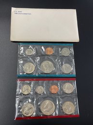 1980 U.S. Mint Uncirculated Coin Set