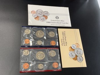 1988 U.S. Mint Uncirculated Coin Set