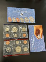 1991 U.S. Mint Uncirculated Coin Set