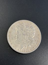 1881 O Morgan Silver Dollar