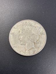 1935 S Peace Silver Dollar