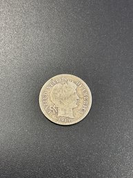 1914 D Barber Dime