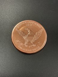 1 Ounce 999 Fine Copper Round