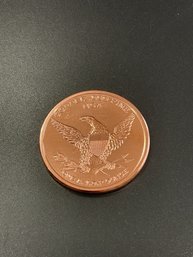 1 Ounce 999 Fine Copper Round