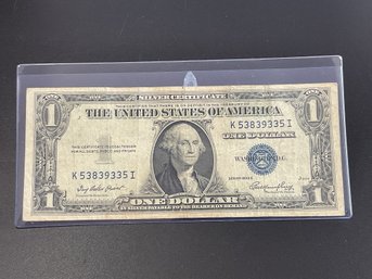 1935 E $1 Silver Certificate