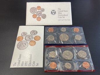 1992 U.S. Mint Uncirculated Coin Set